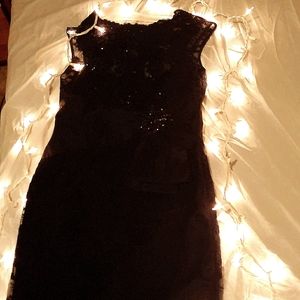 A Short Navy Blue Dress~